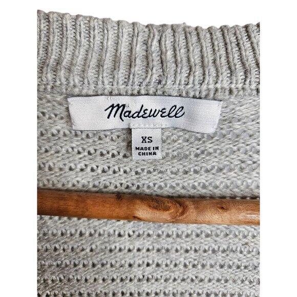 2/$35-Madewell Womens Gray Open Front Cardigan Sweater XS Soft Knit OVERSIZED - Picture 7 of 8